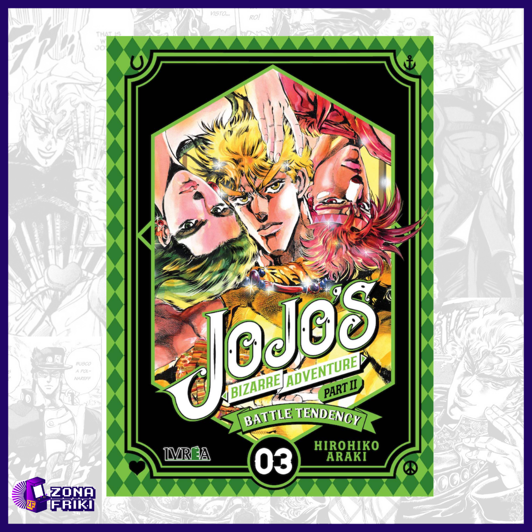 JOJO'S BIZARRE ADVENTURE PARTE 2: BATTLE TENDENCY (Vol. 1, 2 y 3) - Image 3